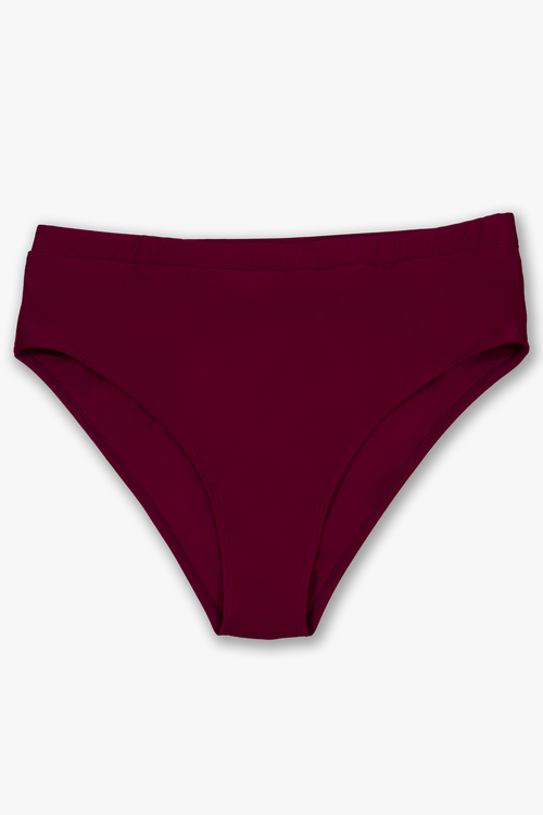 Плавки женские, артикул: SNK0201PL, цвет - бордовый