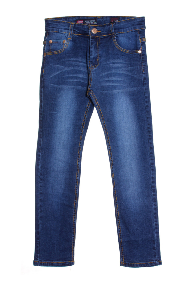 Джинсы для мальчика, артикул: AU65171, цвет - джинсовый
