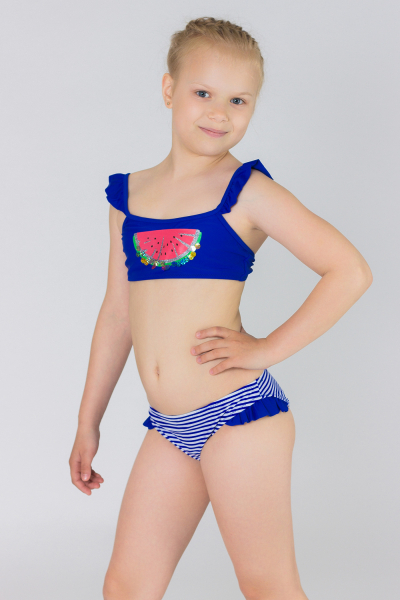 Купальник детский, артикул: FWW0025, цвет - синий