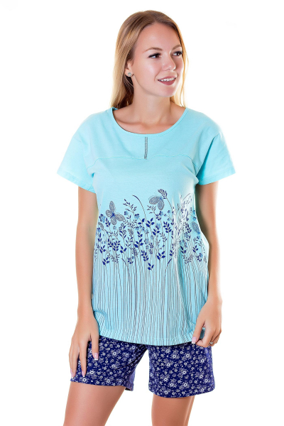 Пижама, артикул: LTP01231, цвет - голубой