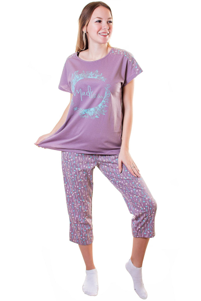 Пижама, артикул: LTP0127, цвет - лиловый